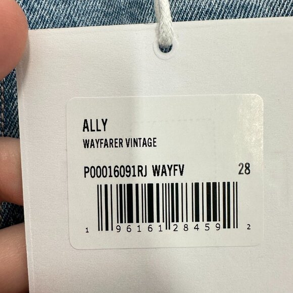 Pistola Ally High Rise Boot Wayfarer Vintage Raw Hem Anthropolgie NWT Size 28 - Picture 6 of 10